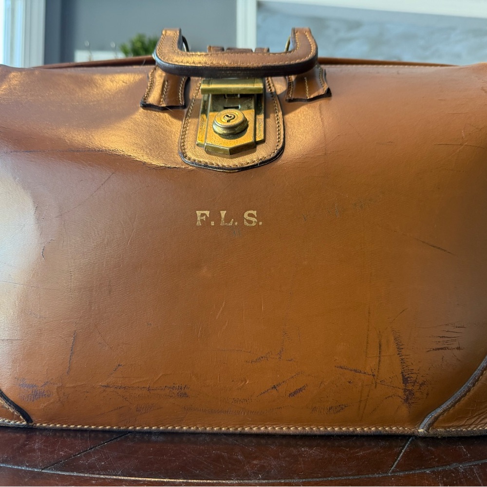 Lawyer’s brown Leather Men's Bag - Picture 15 of 15